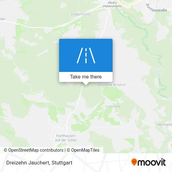 Карта Dreizehn Jauchert