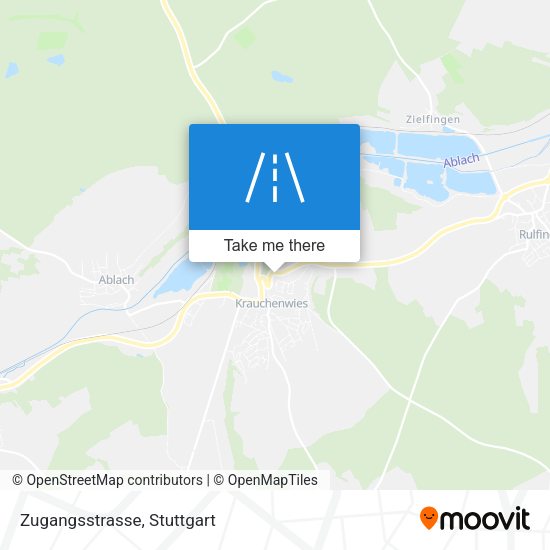 Карта Zugangsstrasse