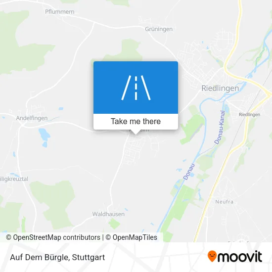 Карта Auf Dem Bürgle