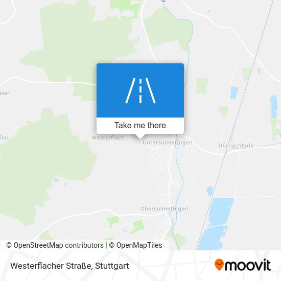 Карта Westerflacher Straße