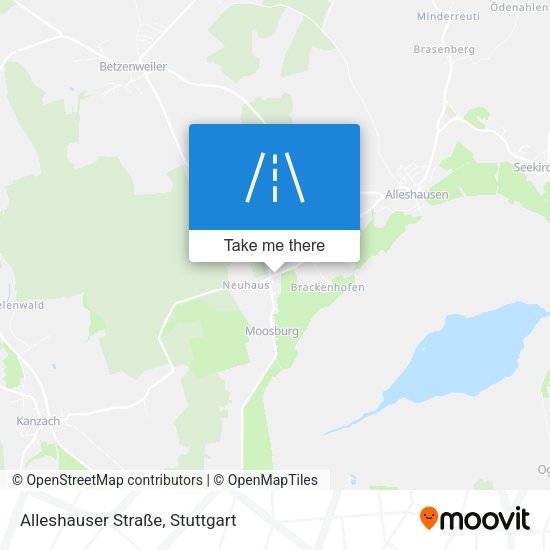 Карта Alleshauser Straße