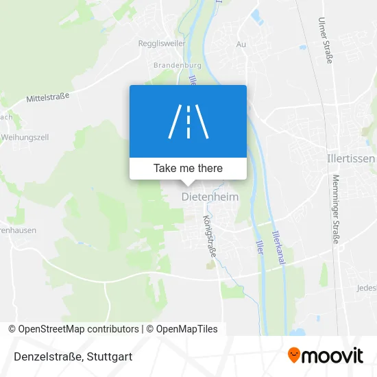 Карта Denzelstraße