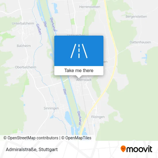 Admiralstraße map