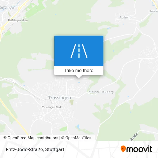 Карта Fritz-Jöde-Straße
