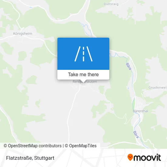 Карта Flatzstraße