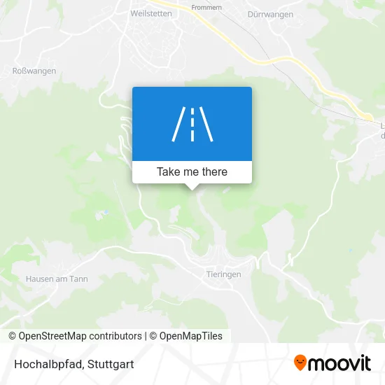 Карта Hochalbpfad