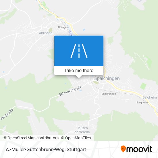 Карта A.-Müller-Guttenbrunn-Weg