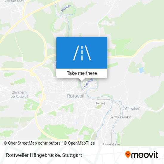 Rottweiler Hängebrücke map