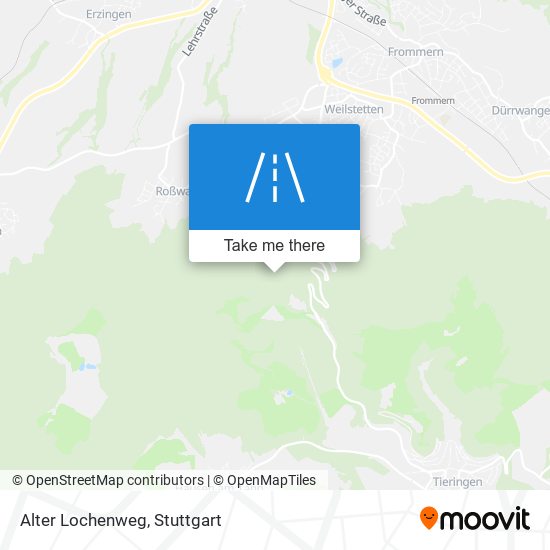 Карта Alter Lochenweg