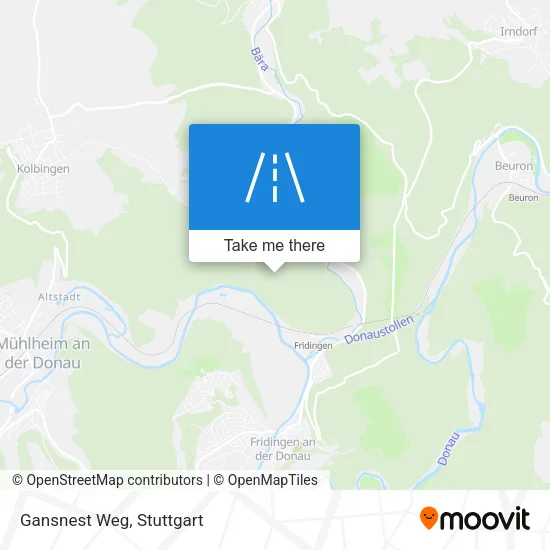 Карта Gansnest Weg