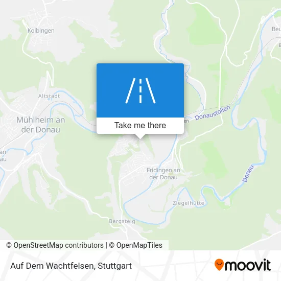 Карта Auf Dem Wachtfelsen