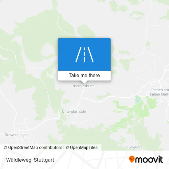 Карта Wäldleweg