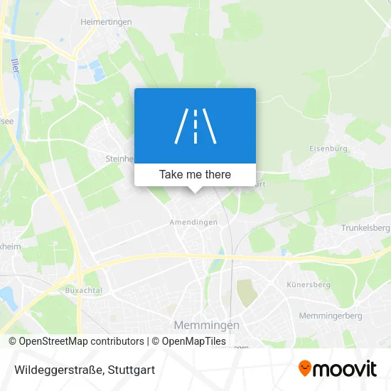 Карта Wildeggerstraße