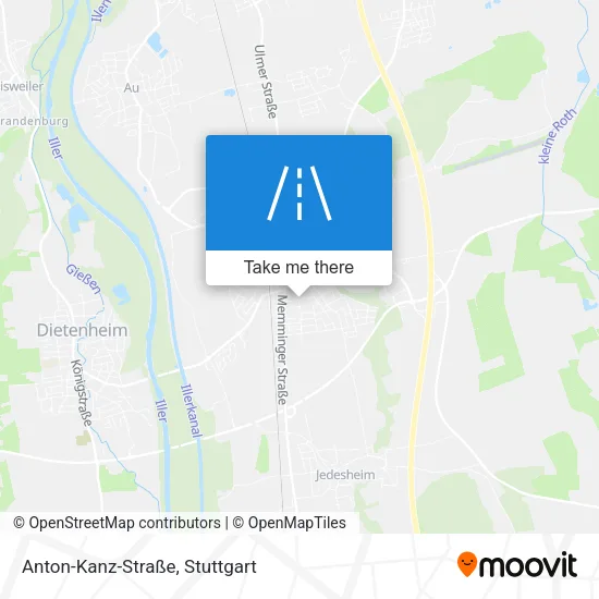Карта Anton-Kanz-Straße