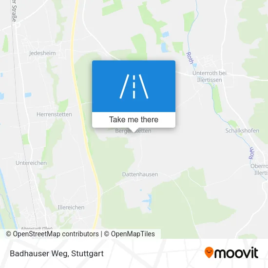 Карта Badhauser Weg