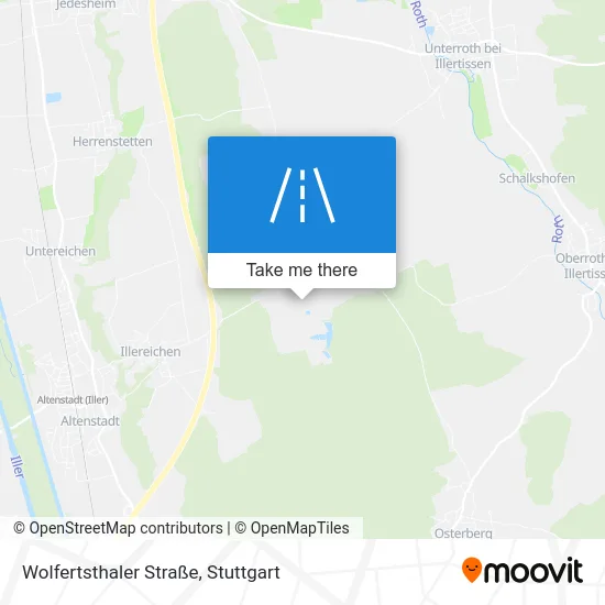 Карта Wolfertsthaler Straße