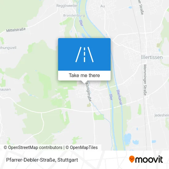 Карта Pfarrer-Debler-Straße