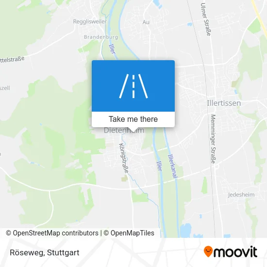 Карта Röseweg