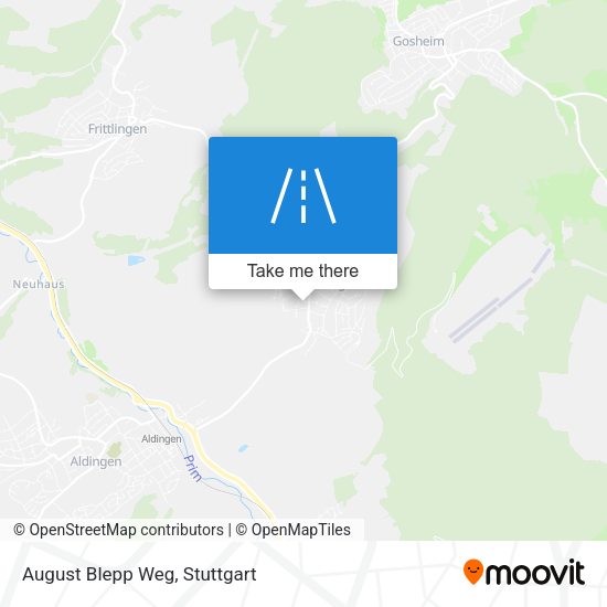 Карта August Blepp Weg