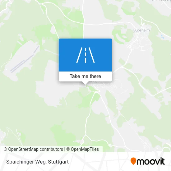 Карта Spaichinger Weg
