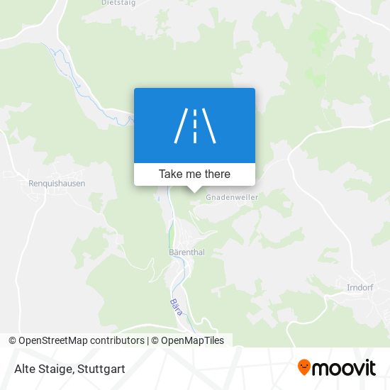 Карта Alte Staige