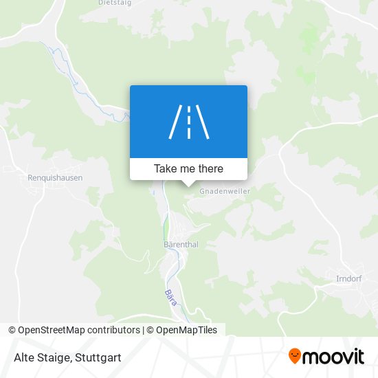 Alte Staige map