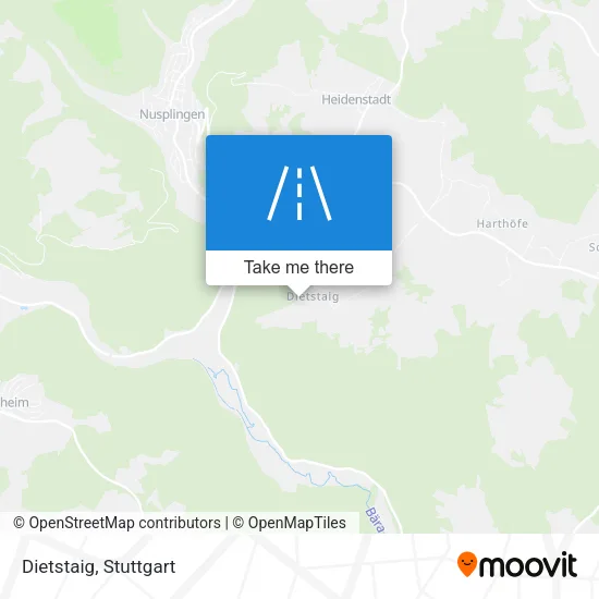 Карта Dietstaig