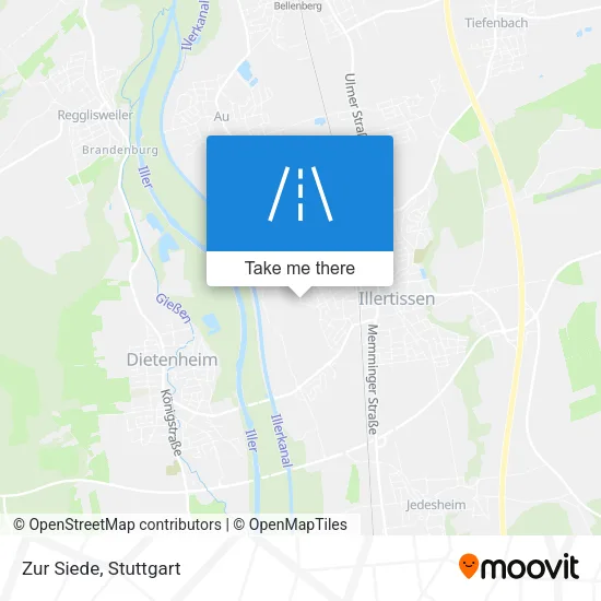 Карта Zur Siede