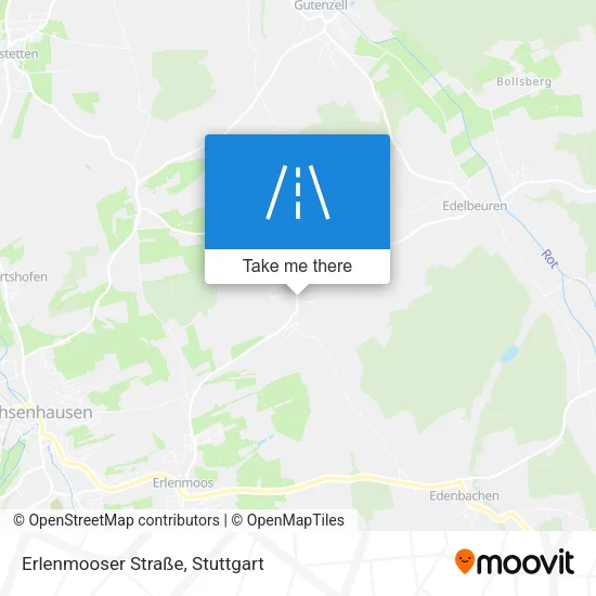 Карта Erlenmooser Straße