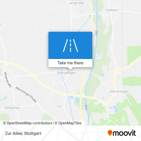 Карта Zur Allee