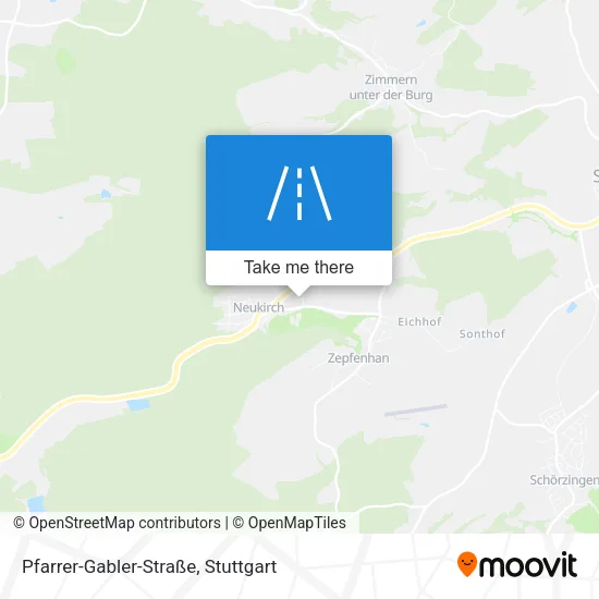 Карта Pfarrer-Gabler-Straße