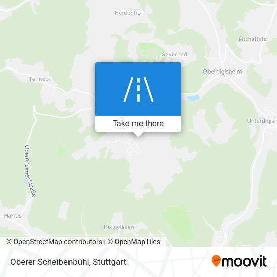 Oberer Scheibenbühl map