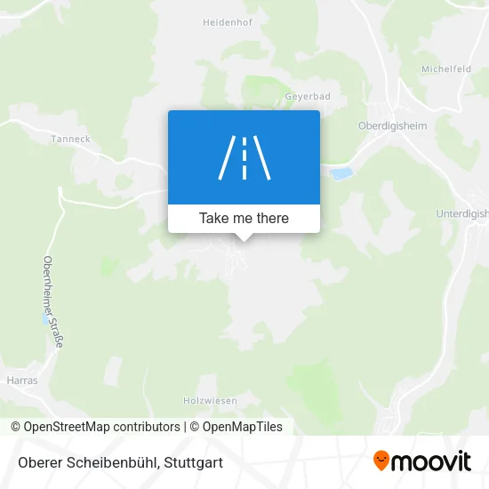 Карта Oberer Scheibenbühl
