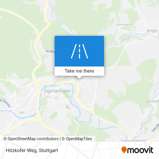 Карта Hitzkofer Weg