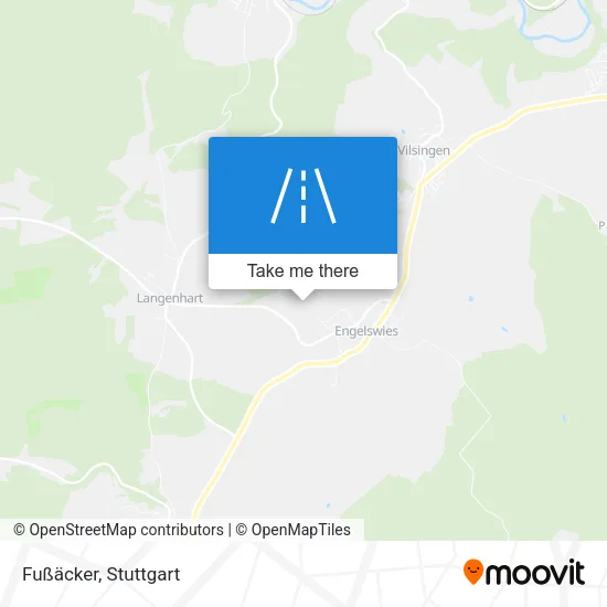 Карта Fußäcker