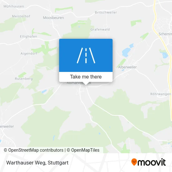 Карта Warthauser Weg