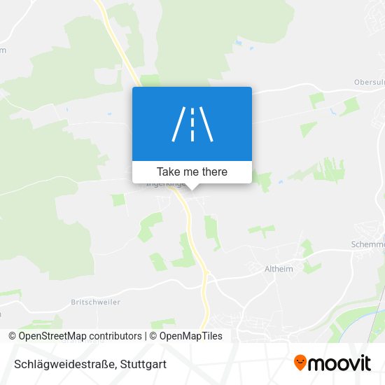 Schlägweidestraße map