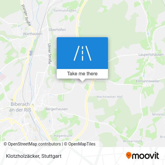 Klotzholzäcker map