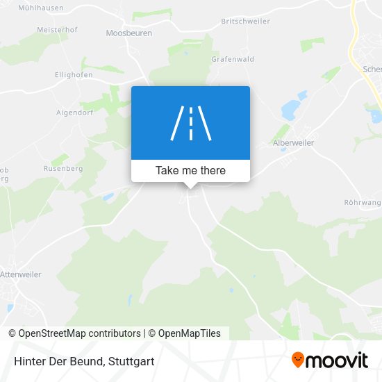 Hinter Der Beund map
