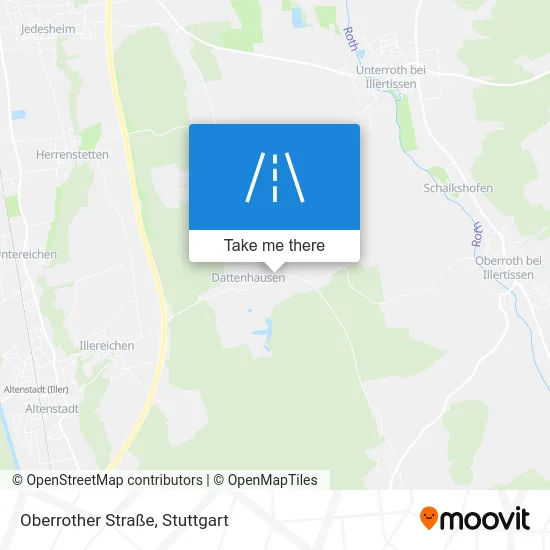 Карта Oberrother Straße