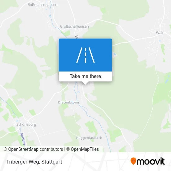 Карта Triberger Weg