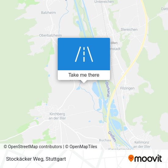 Stockäcker Weg map