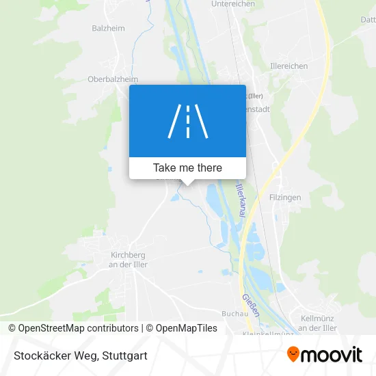 Карта Stockäcker Weg