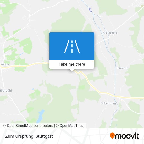 Карта Zum Ursprung