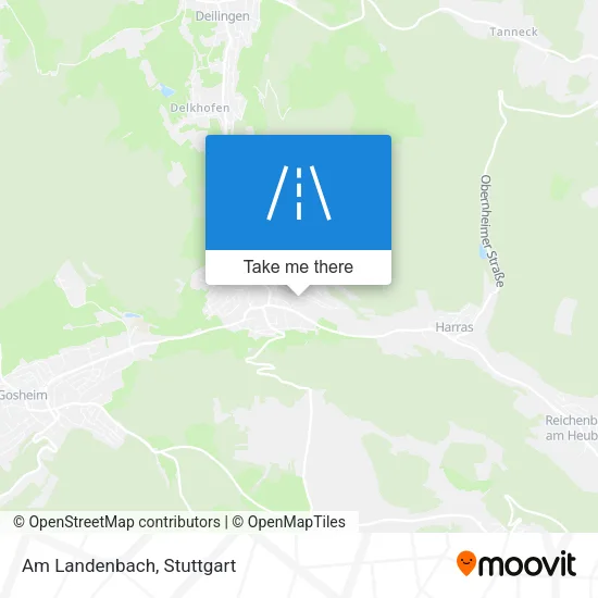 Карта Am Landenbach