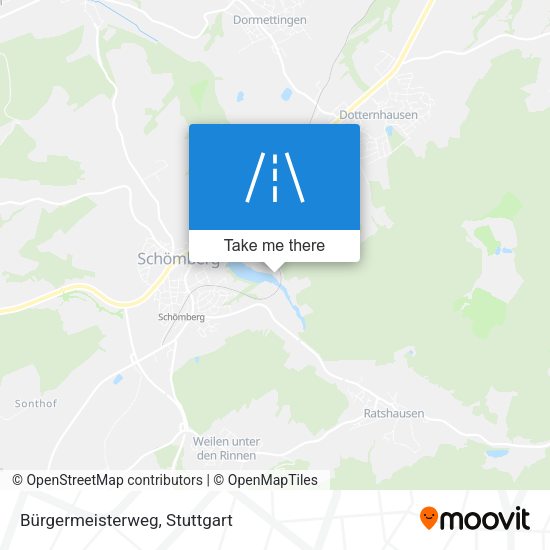 Bürgermeisterweg map
