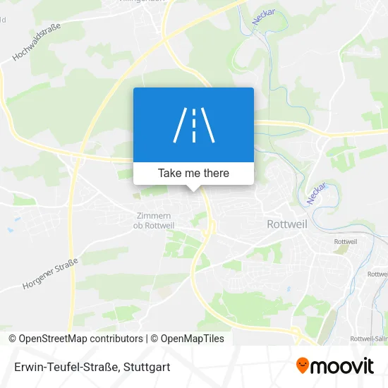 Карта Erwin-Teufel-Straße