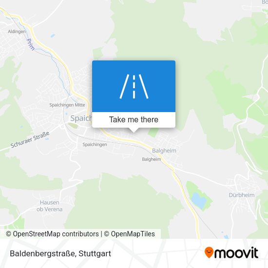 Baldenbergstraße map