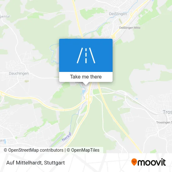 Карта Auf Mittelhardt