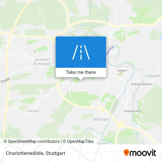 Карта Charlottenwäldle